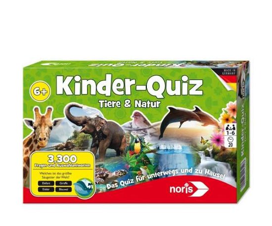 Cover for Kinderquiz Tiere.(Kinderspl)606011629 (Book) (2018)