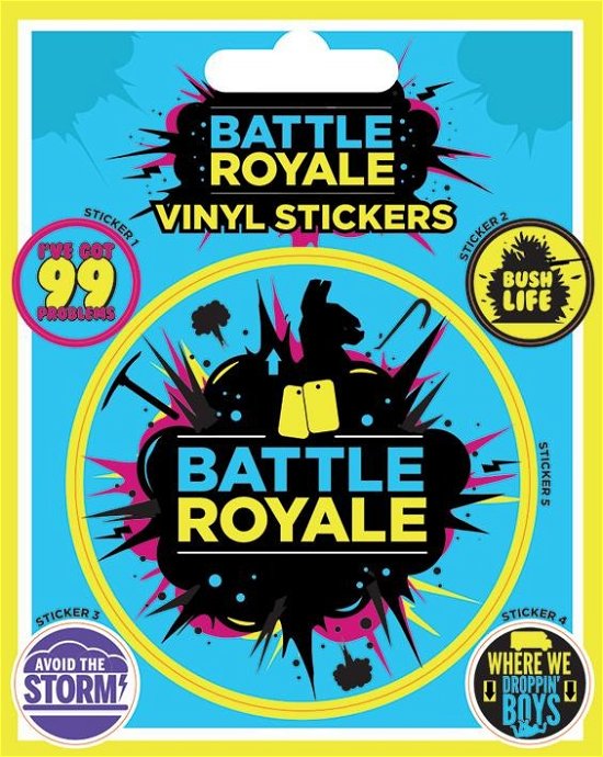 Cover for Pyramid: Battle Royale · Infographic (Vinyl Stickers Pack / Set Adesivi) (MERCH)