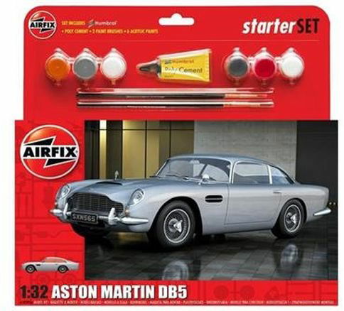 1/32 Medium Starter Set - Aston Martin Db5 Silver (Plastic K - Airfix - Merchandise - Airfix-Humbrol - 5055286664298 - 