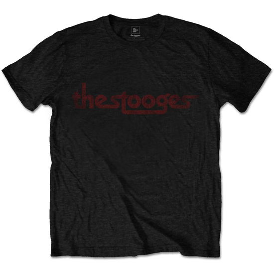 Cover for Iggy &amp; The Stooges · Iggy &amp; The Stooges Unisex T-Shirt: Vintage Logo (Black) (T-shirt) [size S] [Black - Unisex edition] (2018)