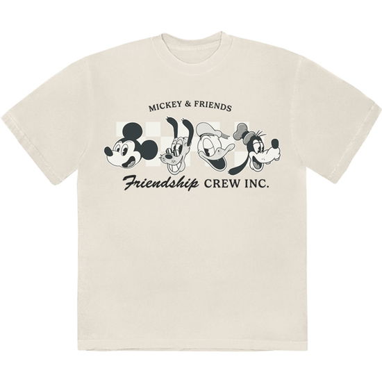 Cover for Disney · Disney Unisex T-Shirt: MM Friendship Crew Inc (Natural) (T-shirt) [size M] (2025)