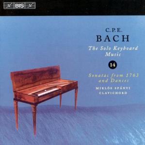 Cover for Bach,c.p.e. / Spanyi · Solo Keyboard Music 14 (CD) (2006)