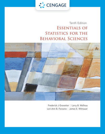 Essentials of Statistics for the Behavioral Sciences - Gravetter, Frederick (Late of The College at Brockport, State University of New York) - Livros - Cengage Learning, Inc - 9780357365298 - 2020