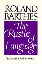 Cover for Roland Barthes · The Rustle of Language (Paperback Book) (1989)
