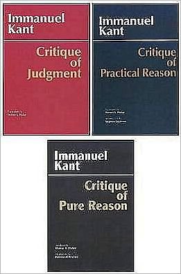 Cover for Immanuel Kant · Three Critiques, 3-volume Set: Vol. 1: Critique of Pure Reason; Vol. 2: Critique of Practical Reason; Vol. 3: Critique of Judgment - Kant's Three Critiques (Taschenbuch) (2002)