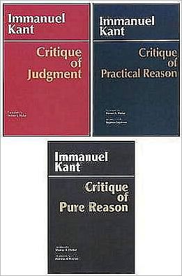 Cover for Immanuel Kant · Three Critiques, 3-volume Set: Vol. 1: Critique of Pure Reason; Vol. 2: Critique of Practical Reason; Vol. 3: Critique of Judgment - Kant's Three Critiques (Paperback Book) (2002)