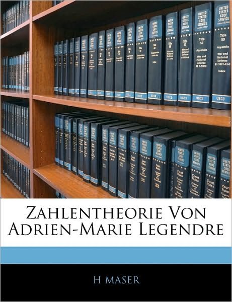 Cover for Maser · Zahlentheorie Von Adrien-Marie Le (Book)