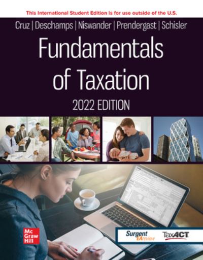 Cover for Ana Cruz · Fundamentals of Taxation 2022 Edition ISE (Paperback Book) (2022)