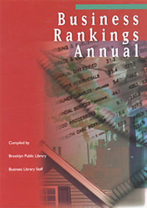 Cover for Gale Research Inc · Business Rankings Annual : 2013 (Paperback Book) (2012)