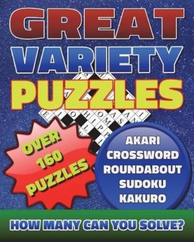 Cover for Razorsharp Productions · Great Variety Puzzles - Puzzles and Games Puzzle Book (Paperback Bog) (2017)