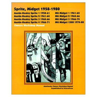 Cover for Veloce Press · Sprite, Midget 1958-1980 Autobook (Paperback Book) (2001)