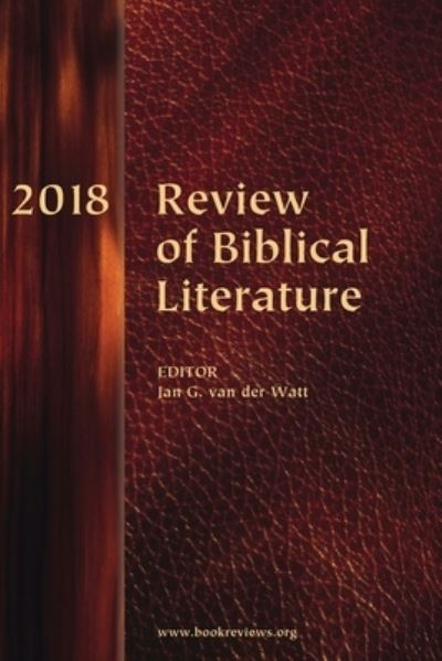 Cover for Jan G Van Der Watt · Review of Biblical Literature, 2018 (Paperback Book) (2018)
