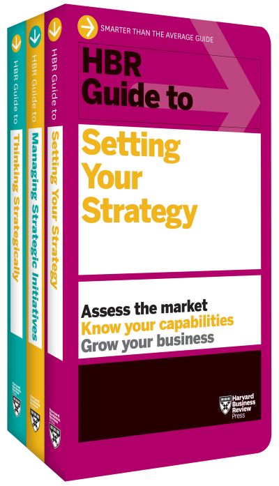 Cover for Harvard Business Review · HBR Guides to Building Your Strategic Skills Collection (3 Books) - HBR Guide (Book) (2020)