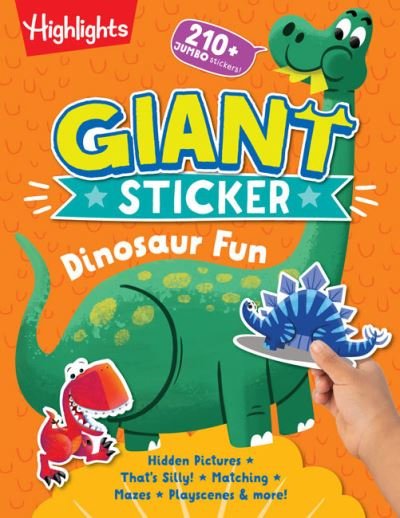 Cover for Highlights · Giant Sticker Dinosaur Fun - Giant Sticker Fun (Paperback Book) (2023)