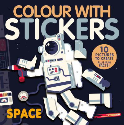 Cover for Jonny Marx · Colour With Stickers: Space - Colour with Stickers (Paperback Book) (2021)