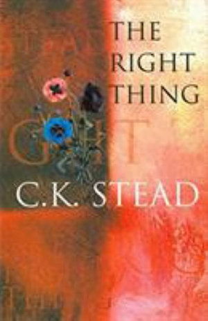 Cover for C. K. Stead · The Right Thing (Paperback Book) (2008)