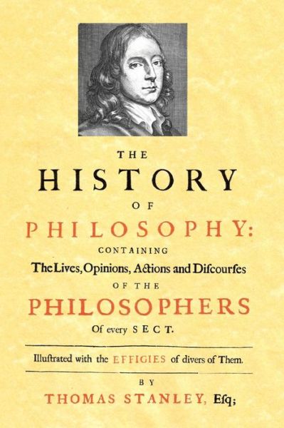 Cover for Thomas Stanley · History of Philosophy (1701) (Hardcover Book) (2006)