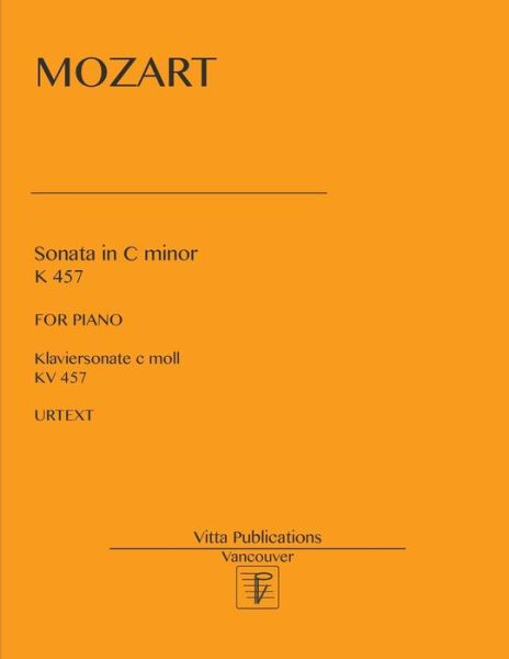 Cover for Mozart · Sonata in C Minor (Paperback Book) (2017)