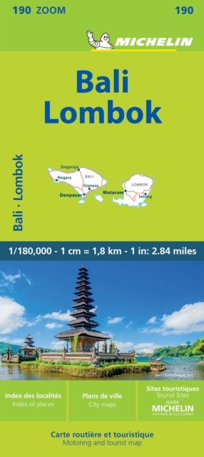Bali-Lombok - Zoom Map 190: Map - Michelin - Bøger - Michelin Editions des Voyages - 9782067235298 - 25. april 2024