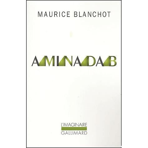 Aminadab - Maurice Blanchot - Books - Gallimard - 9782070770298 - May 28, 2004