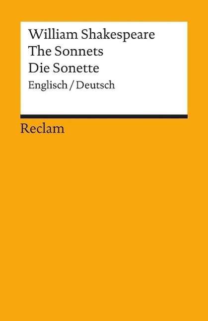 Cover for William Shakespeare · Reclam UB 09729 Shakespeare.Sonette (Bok)