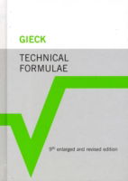 Cover for Gieck · Technical Formulae 9.A.(engl.) (Gebundenes Buch) [9 Rev edition] (2004)