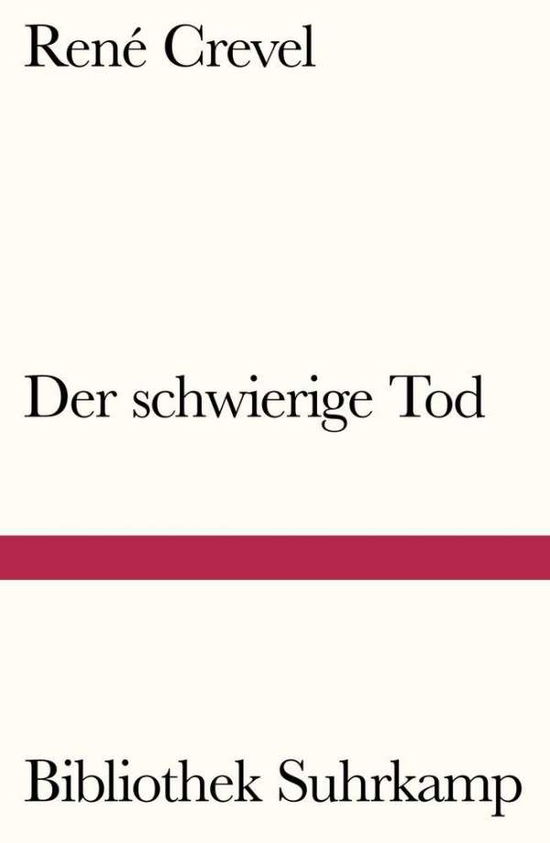 Cover for Crevel · Der schwierige Tod (Book)