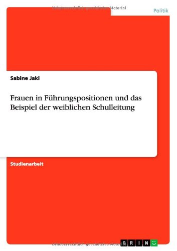 Cover for Jaki · Frauen in Führungspositionen und d (Book) [German edition] (2014)