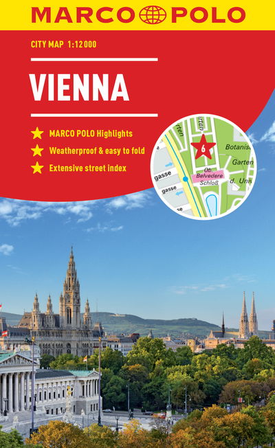 Vienna Marco Polo City Map - Marco Polo City Maps - Marco Polo - Books - MAIRDUMONT GmbH & Co. KG - 9783829759298 - January 4, 2019