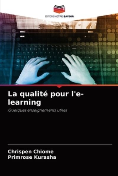 Cover for Chrispen Chiome · La qualite pour l'e-learning (Paperback Book) (2021)