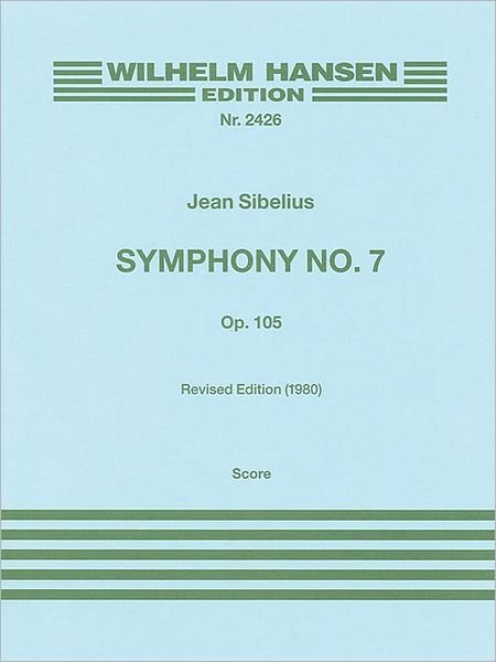 Symphony No. 7 - Jean Sibelius - Kirjat - Edition Wilhelm Hansen - 9788759857298 - 1992