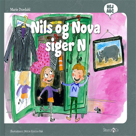 Hej ABC: Nils og Nova siger N - Marie Duedahl - Boeken - Straarup & Co - 9788770184298 - 5 augustus 2019