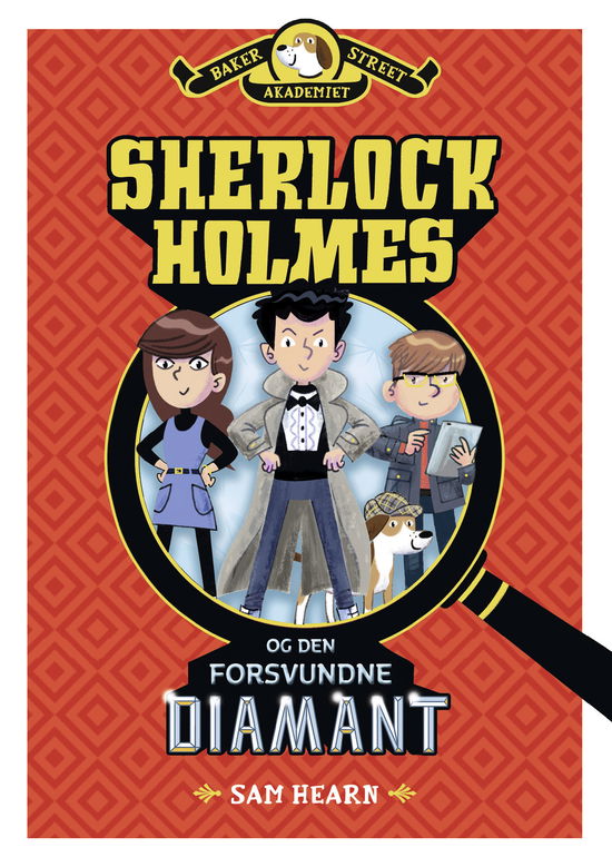 Cover for Sam Hearn · Baker Street Akademiet: Sherlock Holmes og den forsvundne diamant (1) (Indbundet Bog) [1. udgave] (2019)