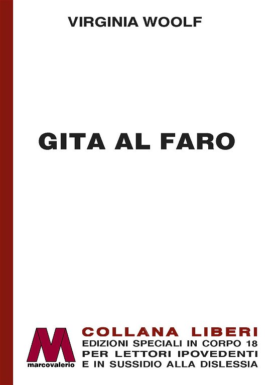 Cover for Virginia Woolf · Gita Al Faro (Per Lettori Ipovedenti) (Bok)