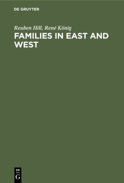 Cover for Reuben Hill · Families in East and West (Hardcover Book) (1970)