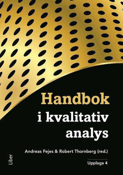 Cover for Andreas Fejes · Handbok i kvalitativ analys (Book) (2024)