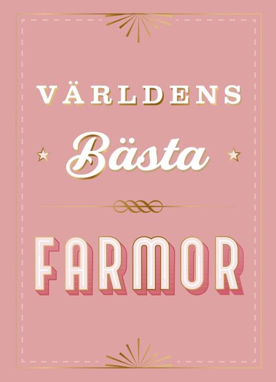 Cover for Världens bästa farmor (Hardcover Book) (2025)