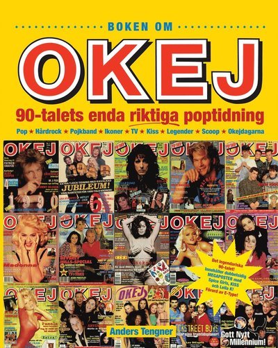 Cover for Okej · Boken om OKEJ - 90-talets enda riktiga poptidning (Bok) (2020)