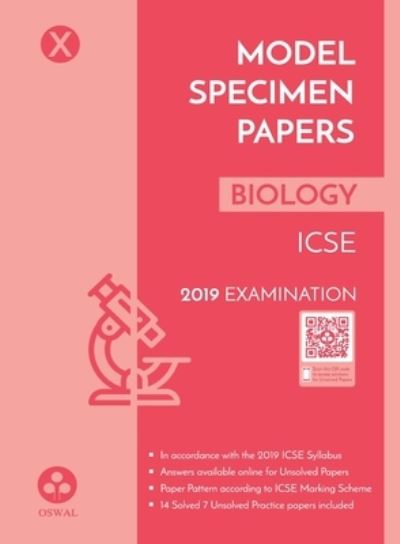 Cover for Oswal Publishers · Model Specimen Papers for Biology (Paperback Book) (2018)