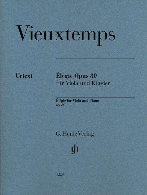 Cover for Vieuxtemps · Élégie op.30 f-moll, für Vio (Book) (2018)
