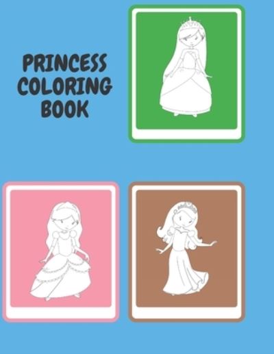 Cover for Kitdanai Viriyachaipong · Princess Coloring Book (Pocketbok) (2020)