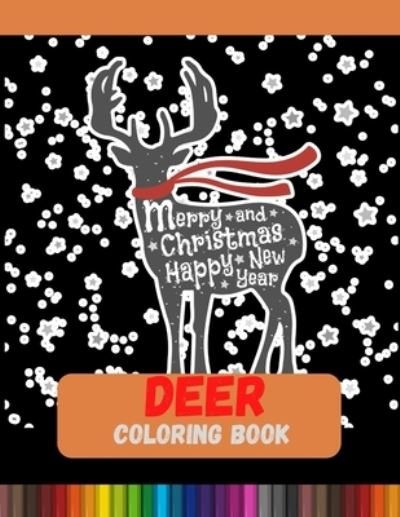 Cover for DXL Print · Deer Coloring Book (Paperback Bog) (2020)