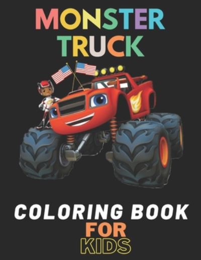 Cover for Karim El Ouaziry · Monster Truck Coloring Book (Paperback Book) (2020)