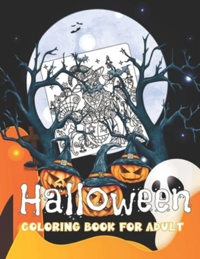 Cover for Taifa Publisher · Halloween Coloring Book for Adult (Paperback Book) (2020)