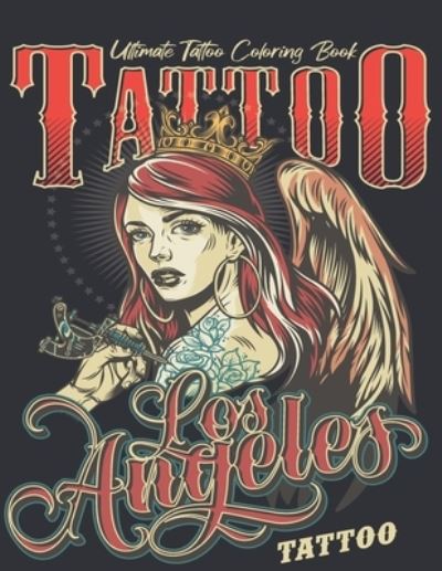 Cover for Barkoun Press · Ultimate Tattoo Coloring Book (Paperback Book) (2021)