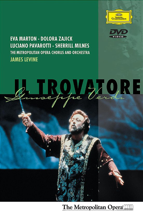 Verdi: Il Trovatore - Metropolitan Opera Orchestra James Levine - Elokuva - DECCA(UMO) - 0044007300299 - maanantai 20. marraskuuta 2000