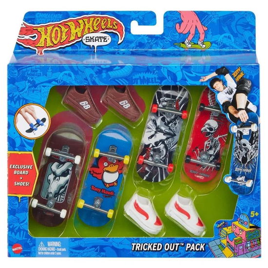 Cover for Hot Wheels Skate · Hot Wheels Skate Fingerboard and Shoe 4 Pack (MERCH) (2023)