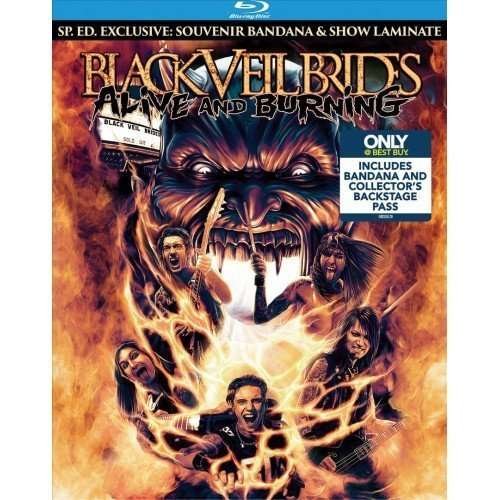 Cover for Black Veil Brides · Alive and Burning (Blu-ray) (2019)