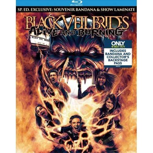 Cover for Black Veil Brides · Alive and Burning (Blu-Ray) (2019)