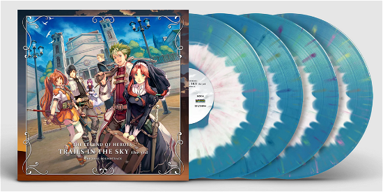 Cover for Falcom Sound Team Jdk · Legend Of Heroes Trails In The Sky The 3rd Original Soundtrack (LP) [Blue / White Swirl edition] (2024)